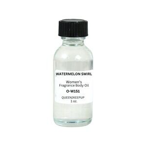 Watermelon Swirl (Woman) Body Oil 1 oz Fragrance All Natural Scent
